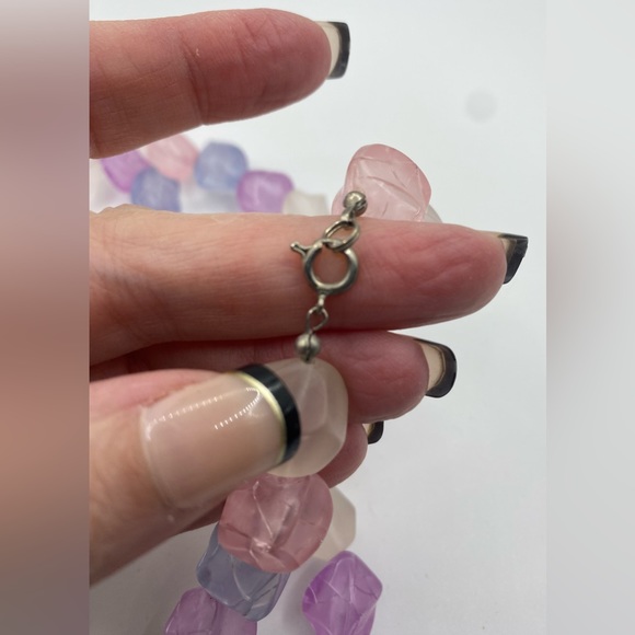 Large Beaded Necklace Beautiful Colors - Picture 7 of 7